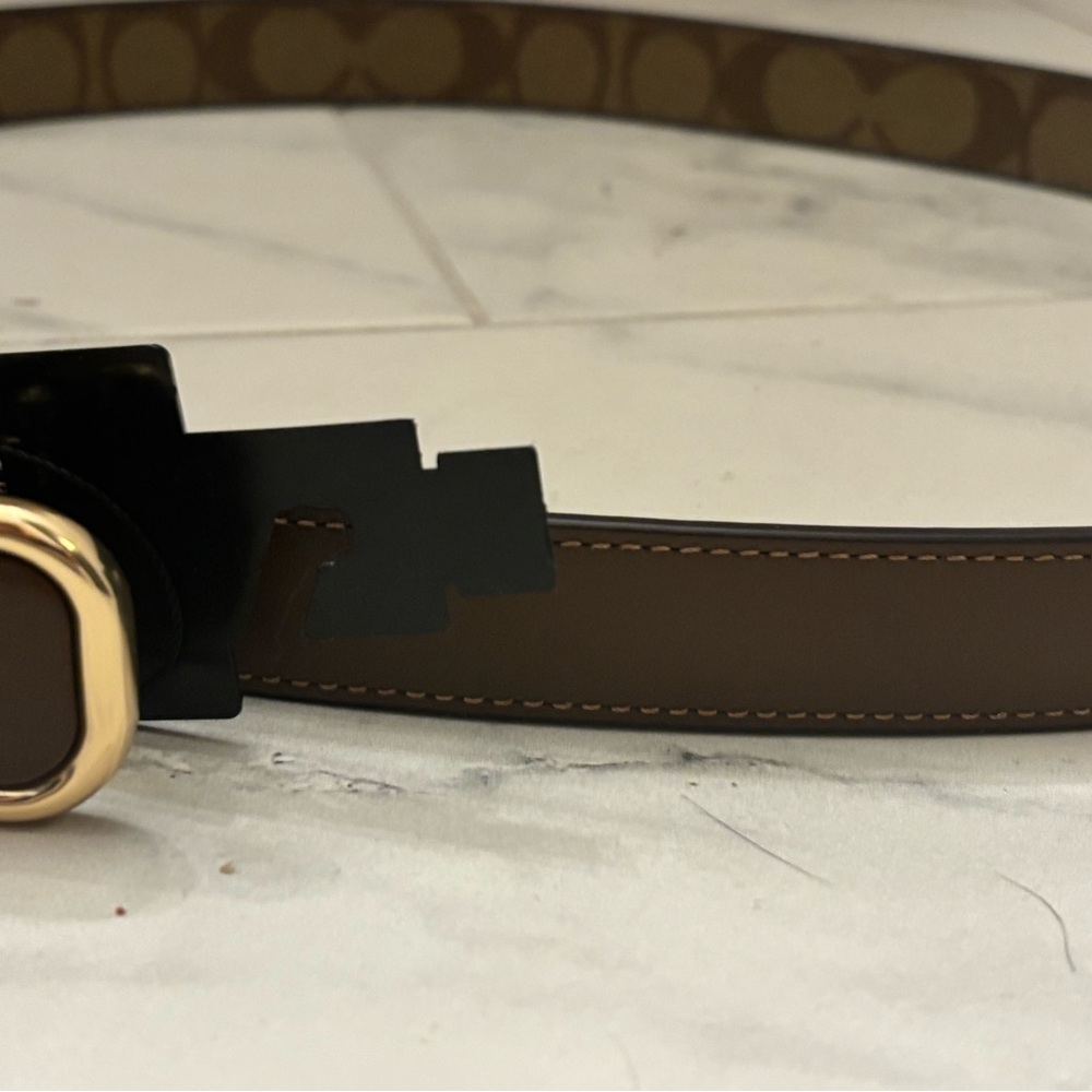 NWT Coach Genuine Leather Belt - Picture 4 of 5
